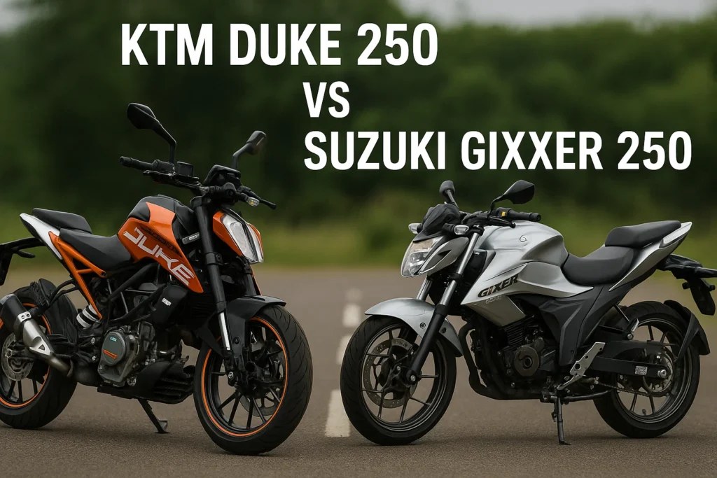  KTM Duke 250 vs Suzuki Gixxer 250